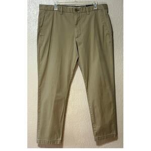 Banana Republic Live In Chino Basic Skinny Fit Acorn/Brown Men Pants 36 x 29 New